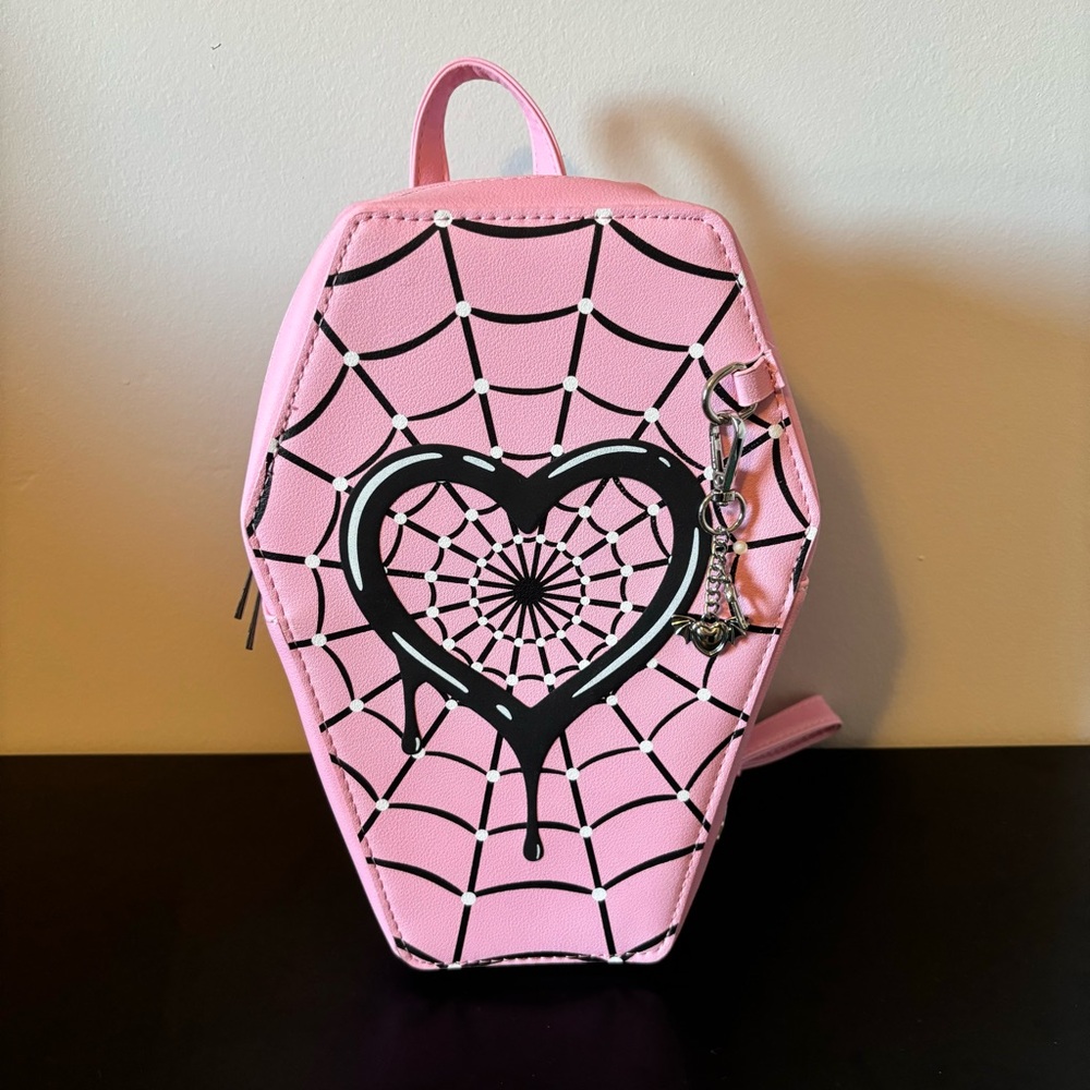 Monster High Draculaura Pink Coffin Mini Backpack